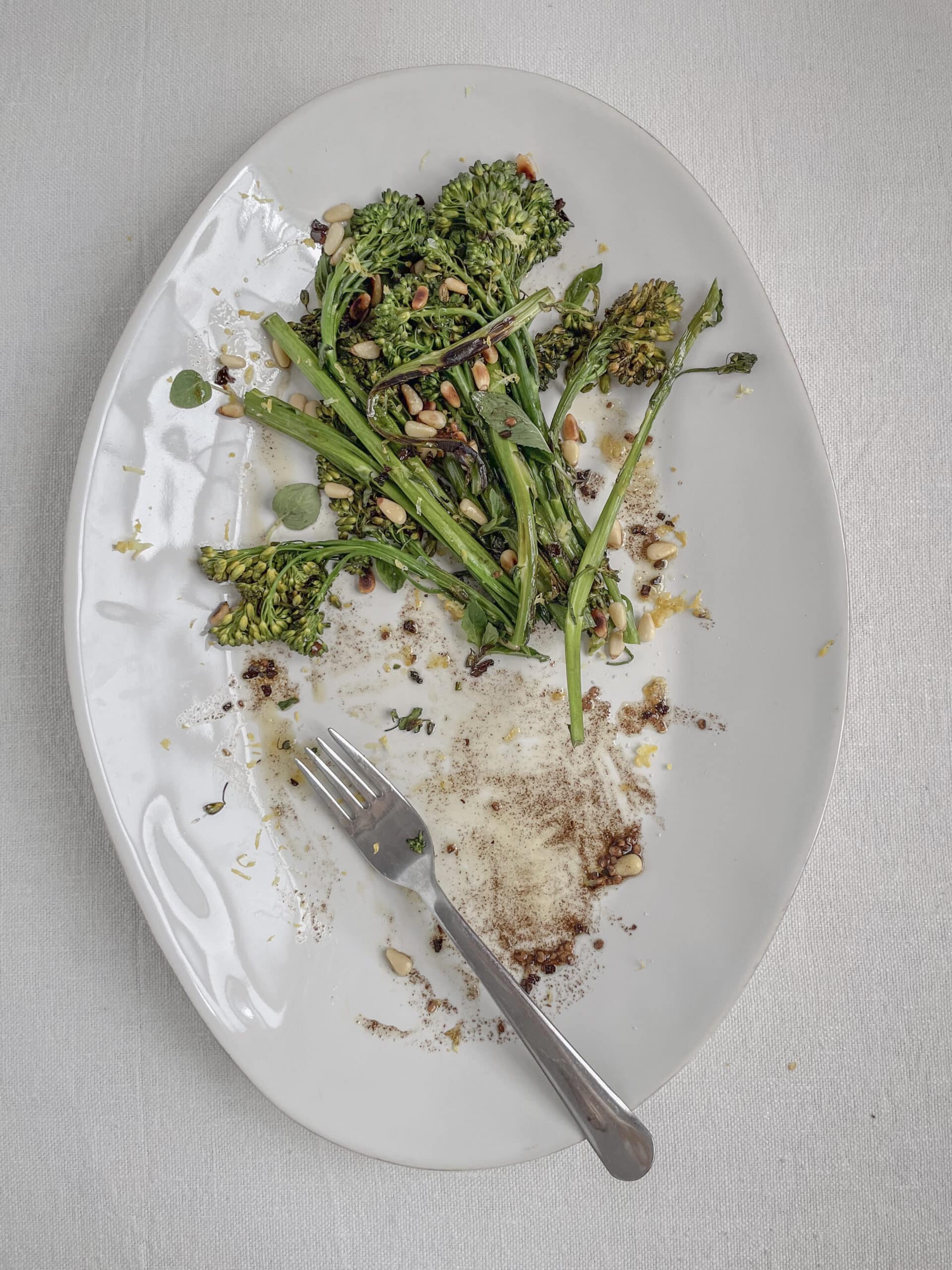 Charred Broccolini with Chili Oil